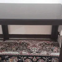 میز نهارخوری ۴نفره ومیز وسط وگل میز