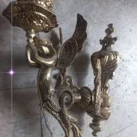 چراغ دیواری فلزی برنج طرح فرشته|لوستر و چراغ آویز|مشهد, فرهنگیان (شهرک غرب)|دیوار
