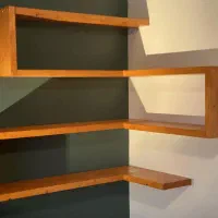 انواع شلف کنج. چوب روسی