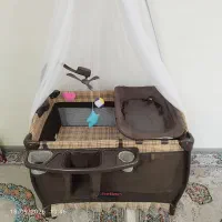 تخت و پارک نوزاد تاشو|تخت و صندلی بچه|تهران, فلاح|دیوار