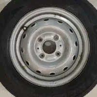 یک حلقه لاستیک ایران تایر 13 همراه جک