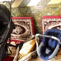 ست ۳تیکه گهواره ثابت ومتحرک وکالسکه|کالسکه و لوازم جانبی|تهران, آذری|دیوار