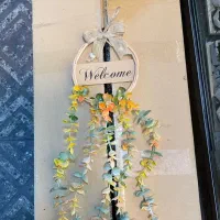 حلقه شمشاد چوبی|گل مصنوعی|تهران, بازار|دیوار