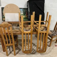 میز ناهار خوری ۶نفره|میز و صندلی غذاخوری|شهرکرد, |دیوار