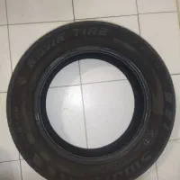 لاستیک پراید+ یک جفت قالپاق