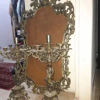 آیینه شمعدان برنج