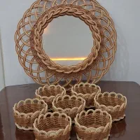 سبد حصیری زیبا فروشی