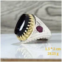 انگشتر جزع یمنی