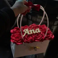 گل روبانی زیبا|گل مصنوعی|سلماس, |دیوار