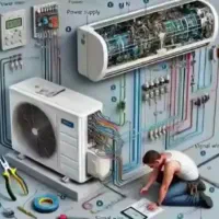 نصب اسپیلت سرویس  گاز گیری نشت یابی