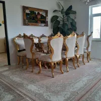 میز نهارخوری|میز و صندلی غذاخوری|خلخال, |دیوار