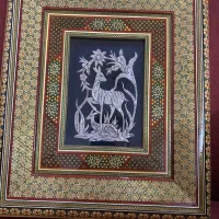 تابلو کار اصفهان معرق کاری|تابلو، نقاشی، عکس|گرگان, |دیوار