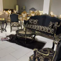 مبل استیل و سلطنتی ۷ نفره فرانسوی|مبلمان خانگی و میز عسلی|مشهد, وکیل‌آباد|دیوار