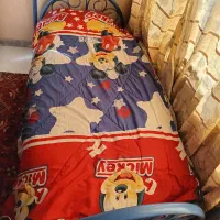 تخت فلزی یک نفره|تخت و سرویس خواب|کرج, دهقان ویلا|دیوار