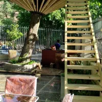 راه پله چوبی. تولید (راهپله چوبی) و آلاچیق.|خدمات پیشه و مهارت|یاسوج, |دیوار