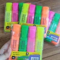 هایلایتر و مداد رنگی