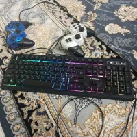 کیبورد rgb دار دسته بازی