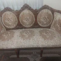 فروش مبل سلطنتی ۹ نفره چوب راش درحد نو|مبلمان خانگی و میز عسلی|نسیم‌شهر, |دیوار
