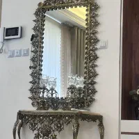 اینه و شمعدان برنز