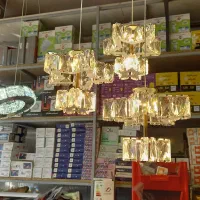 لوستر کریستالی سایز ۳۰-۲۰-۱۵|لوستر و چراغ آویز|تبریز, |دیوار