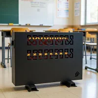 بخاری برقی ۳۰۰۰ وات واقعی مناسب ۸۰ متر فضا|بخاری، هیتر، شومینه|بومهن, |دیوار