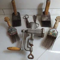 دفتین شانه قیچی قالی بافی چرخ گوشت دستی