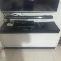 شلف مشکی ساده شلف زیر TV
