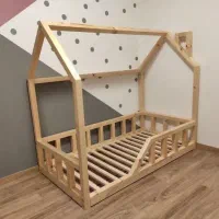 سرویس تخت خواب کلبه ای نوزاد|تخت و سرویس خواب|گرگان, |دیوار