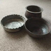 ظرف مسی قدیمی