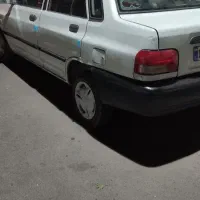 پراید سفید مدل82دور رنگ شاسی عقب پلمپ جلو جوشی