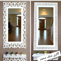 آینه شلف قدی دیواری بزرگ به همراه طاقچه اشانتیون