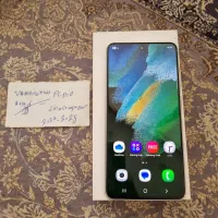 گوشی پرچمدار S21 FE در حد پلم، سبز زیتونی|موبایل|اهواز, کیان اباد|دیوار