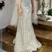 پیرهن مجلسی سنگ دوزی