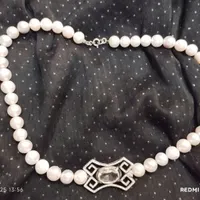 گردنبند مروارید پرورشی اصل آب شور(مدال،قفل نقره)|جواهرات|تهران, صاحب الزمان|دیوار