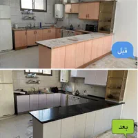 نصب حرفه ای خودچسب(الکور) برچسب کابینت مات کن|خدمات پیشه و مهارت|اصفهان, نقش جهان|دیوار