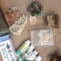 یه ست آکواریوم کامل با تمام تجهیزات نو نو