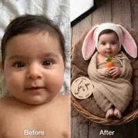 تبدیل عکس ساده به آتلیه