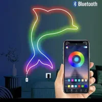 ریسه ۵ متری نئون فلکسی فول کالر