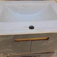 سنگ روشویی ۲ عدد با میز پی وی سی|لوازم سرویس بهداشتی|چهاردانگه (تهران), |دیوار