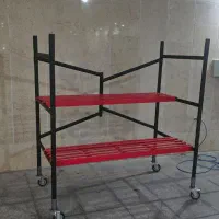 داربست تاشو چرخ دار نردبان