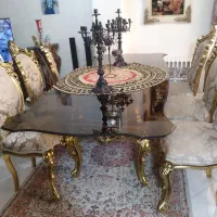 مبلمان ۷نفره با نهارخوری ۸نفره|مبلمان خانگی و میز عسلی|تهران, سازمان برنامه جنوبی|دیوار