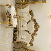 مبلمان(استیل سلطنتی کلاسیک)ورق طلا