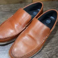 کفش چرم نو یه بارپاخورده سایز43|کیف، کفش، کمربند|رشت, کوی فکوری|دیوار