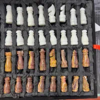 شترنج تمام سنگ شیک مجلسی خاص|کلکسیون و سرگرمی|گنبد کاووس, |دیوار