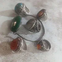 ۵ انگشتر نقره اصل
