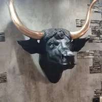 مجسمه دیوارکوب گاومیش