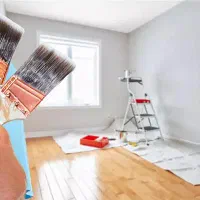 رنگ آمیزی ساختمان رنگ‌کاری رنگ متری ۵۰ یا حتی کمتر