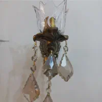 ست لوستر تمام برنجی قدیمی و سنگین|لوستر و چراغ آویز|کرج, کرج نو|دیوار