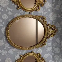 ایینه دکوراتیو شیک و طلایی