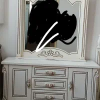 یک عدد بوفه و آینه دروار|بوفه، ویترین، کنسول|تایباد, |دیوار